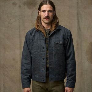 FILSON TIN CLOTH SHORT LINED CRUISER JACKET SZ XL ✨